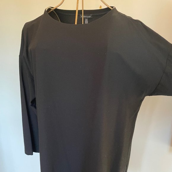 Eileen Fisher black tunic, size M - Picture 10 of 10